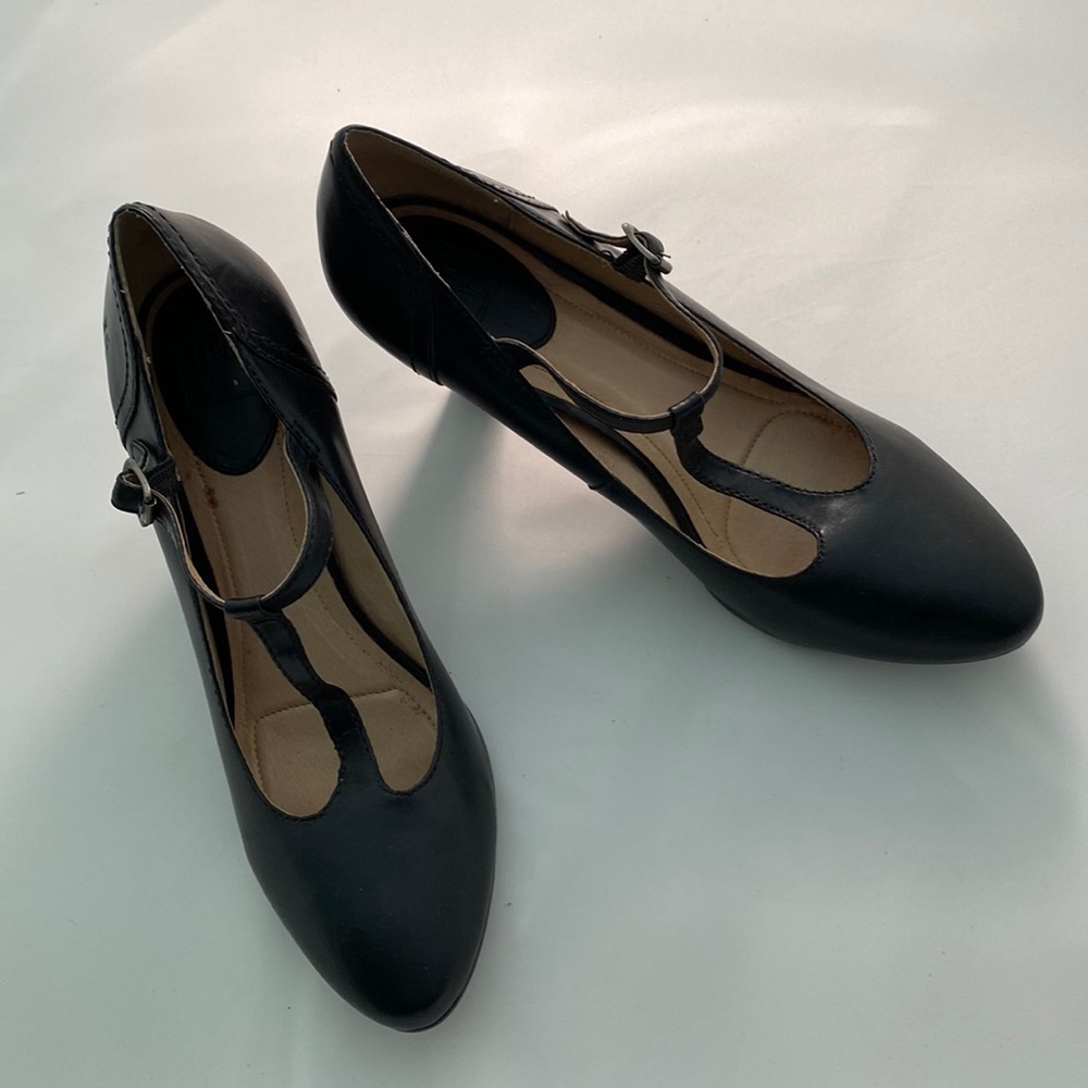 Frye T-Strap heels